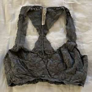 Free People Gray Bralette Size M